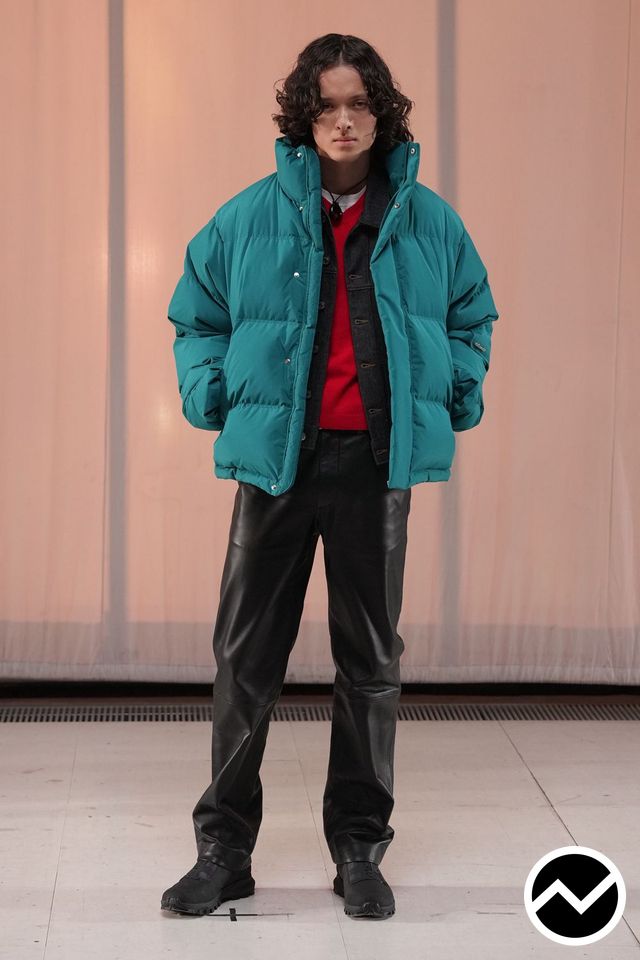 Holzweiler, FW26 menswear, Teal, look 14