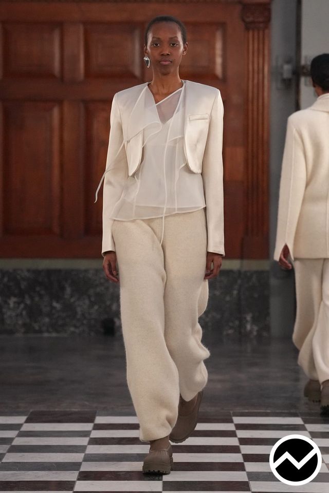 Mkdt Studio, FW26 womenswear, Cropped Jacket, look 27