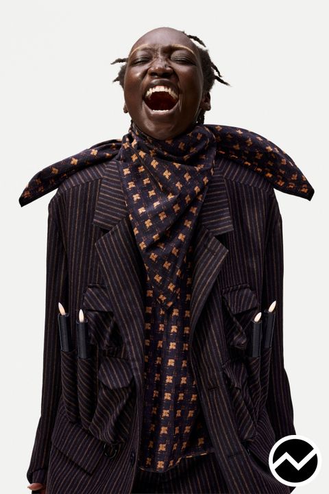 Rolf Ekroth, FW26 womenswear, Striped, look 10