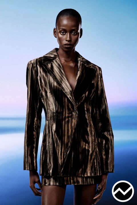 Ahluwalia, FW26 womenswear, Velvet, look 22