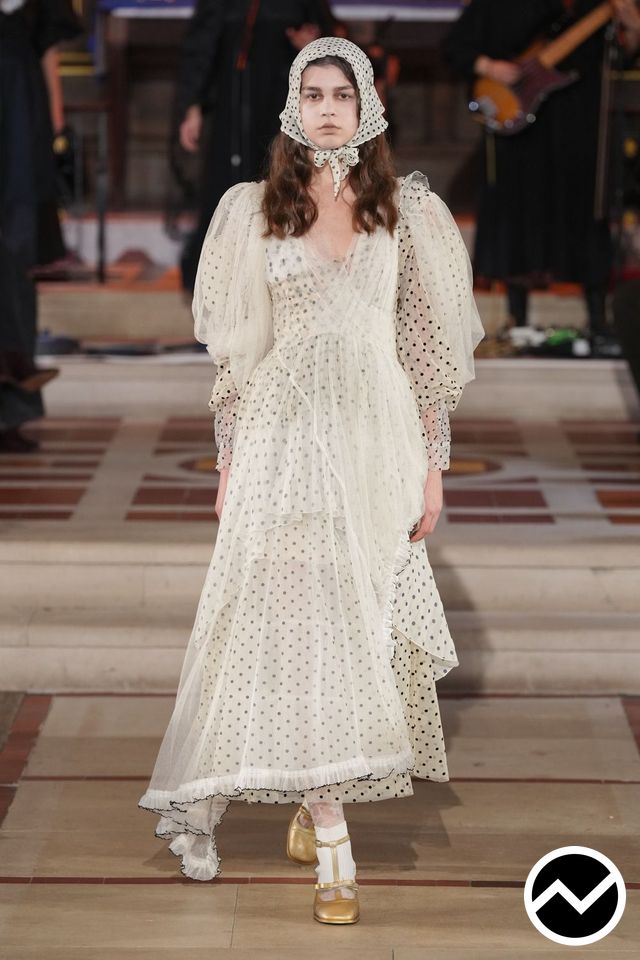 Bora Aksu, FW26 womenswear, Sheer, look 4