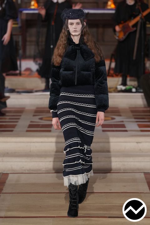 Bora Aksu, FW26 womenswear, Zip Up Sweatshirt, look 19