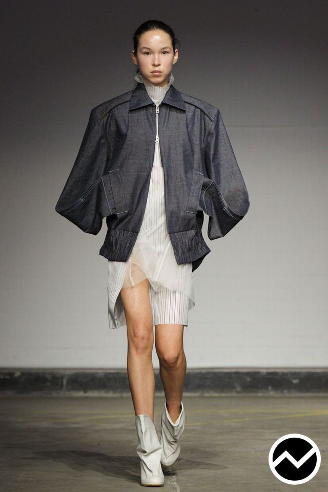 Central Saint Martins M.a., FW26 womenswear, Bomber, look 3