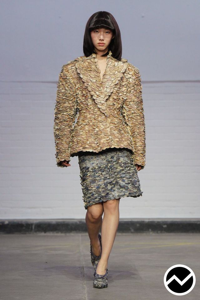 Central Saint Martins M.a., FW26 womenswear, Layered Skirts, look 63