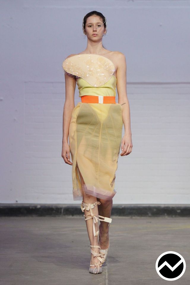 Central Saint Martins M.a., FW26 womenswear, Camel, look 172