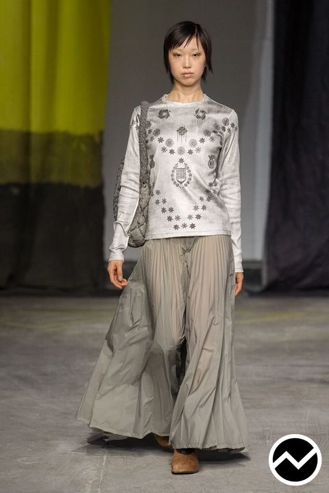 Charlie Constantinou, FW26 womenswear, Fine Gauge, look 5