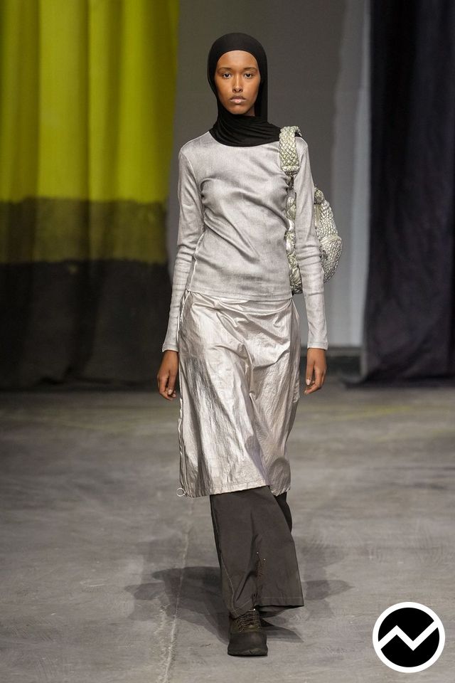 Charlie Constantinou, FW26 womenswear, Metallic, look 9