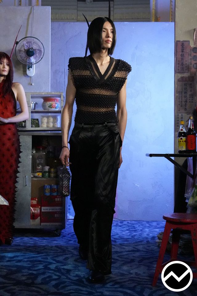 Chet Lo FW26 menswear, look 11