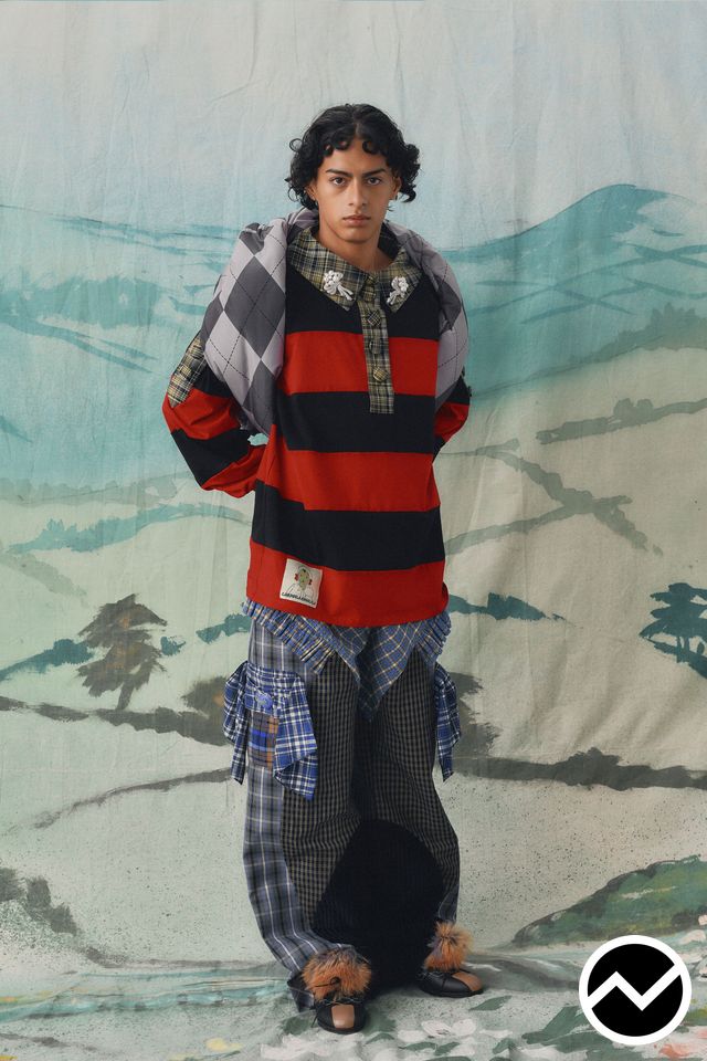 Chopova Lowena, FW26 menswear, Jersey, look 8