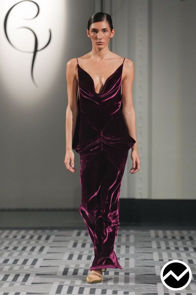 Conner Ives, FW26 womenswear, Velvet, look 28