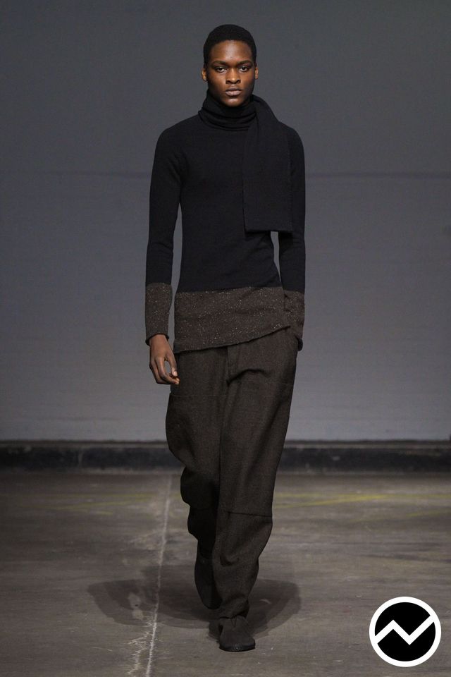 Derrick, FW26 menswear, Longline Sweater, look 18