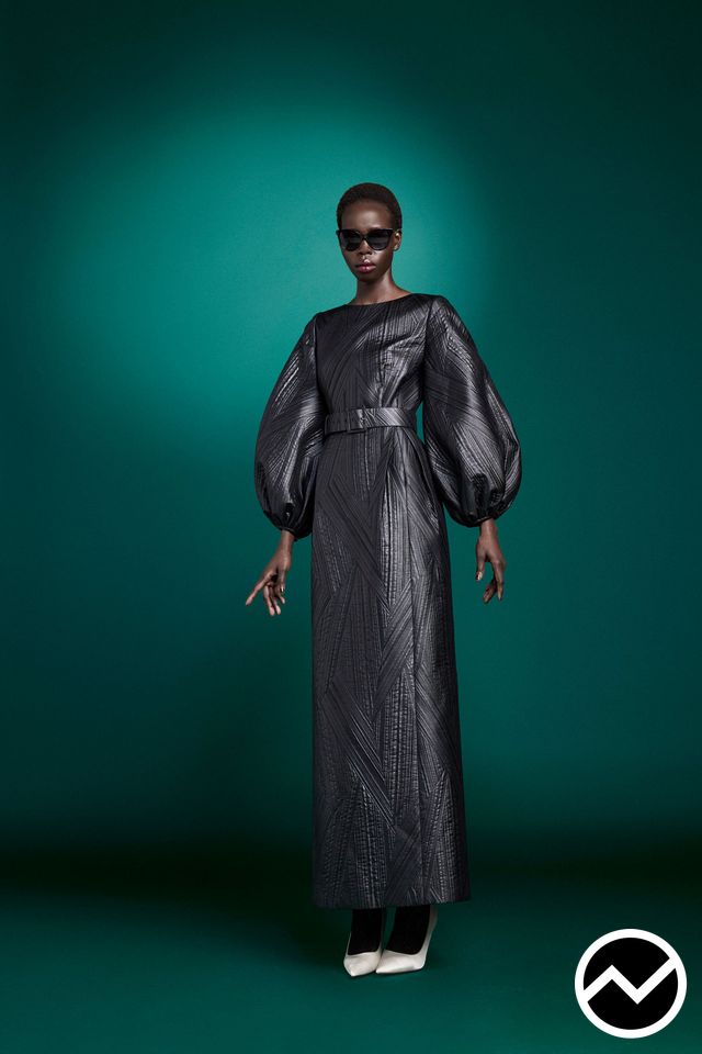 Duro Olowu, FW26 womenswear, Belted Dress, look 17
