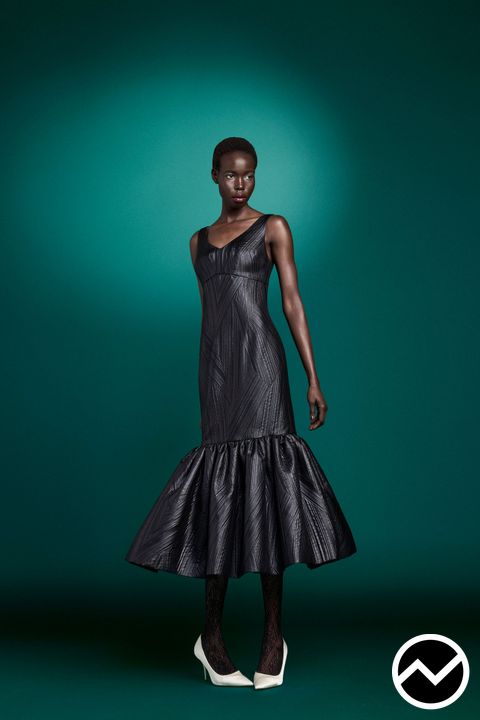 Duro Olowu, FW26 womenswear, V Neck Dress, look 19
