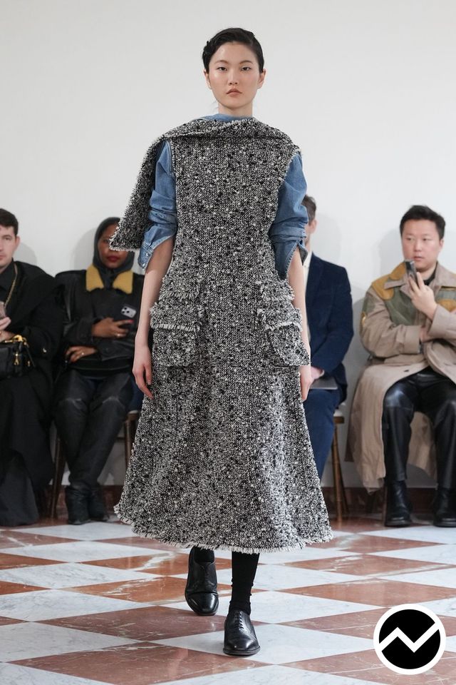 Emilia Wickstead, FW26 womenswear, Denim, look 7