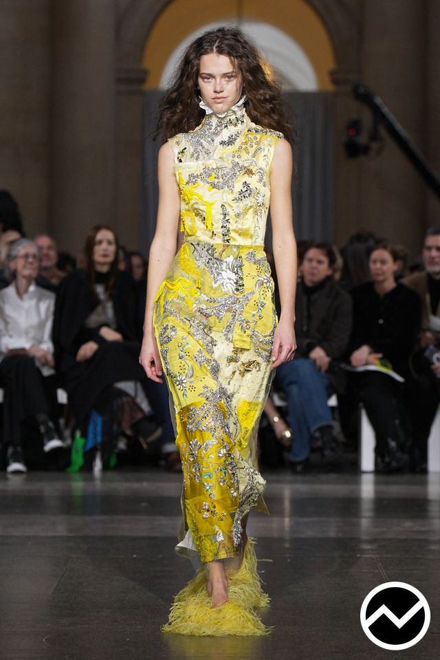 Erdem, FW26 womenswear, Camel, look 16