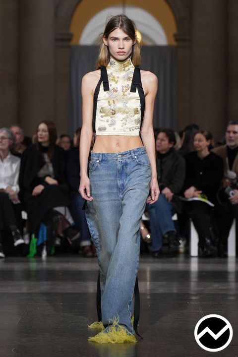 Erdem, FW26 womenswear, Wide Leg Jeans, look 17