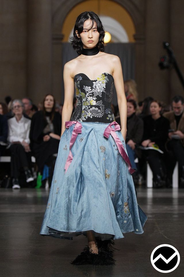Erdem, FW26 womenswear, Powder Blue, look 23