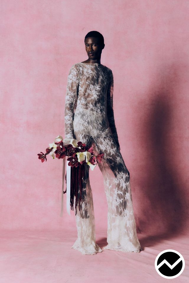 Harris Reed, FW26 menswear, Floral, look 19