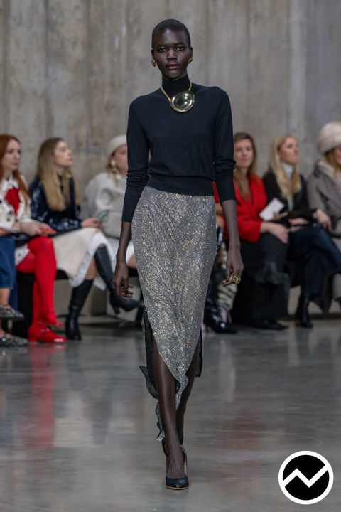 Joseph, FW26 womenswear, Metallic, look 40