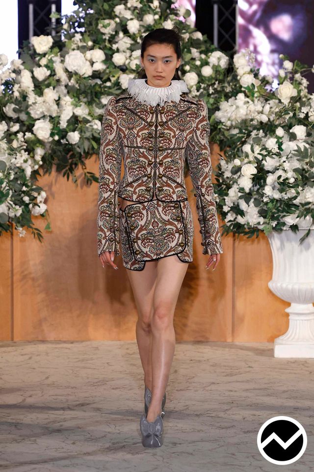 Keburia, FW26 womenswear, Paisley, look 11