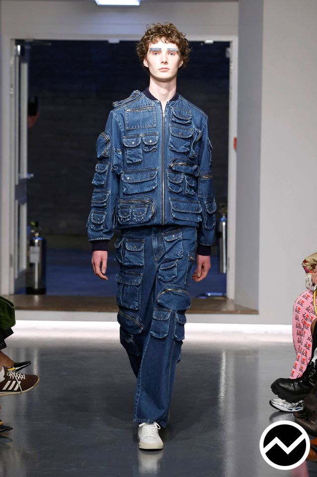Kseniaschnaider, FW26 menswear, Full Length Jeans, look 36