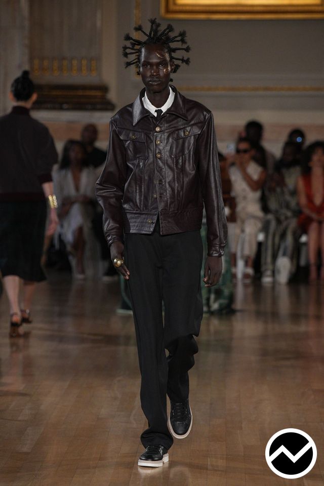 Labrum London, FW26 menswear, Leather, look 24