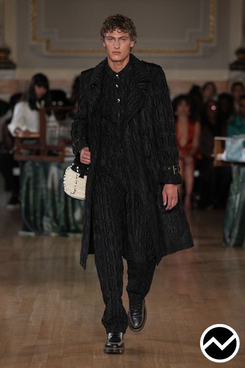 Labrum London, FW26 menswear, Jacquard, look 28