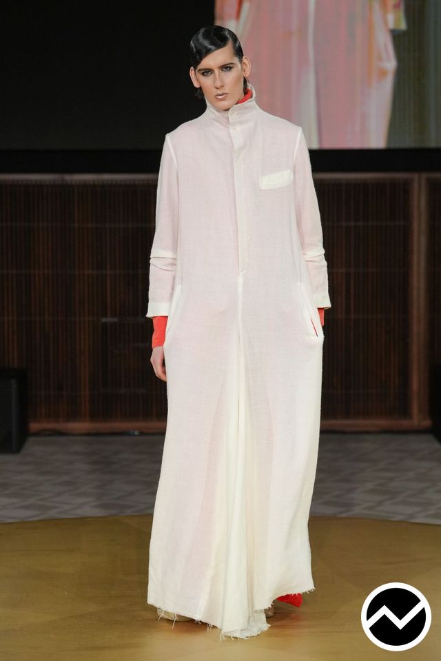 London College Of Fashion, FW26 womenswear, Coral, look 7