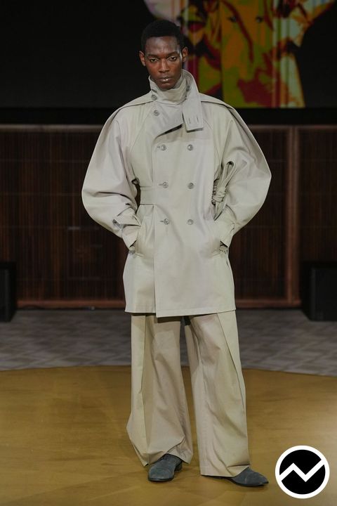 London College Of Fashion, FW26 menswear, Wide Leg Pants, look 19
