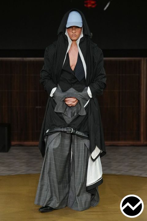 London College Of Fashion, FW26 menswear, Top Collar Jacket, look 31