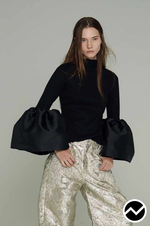 Marques’almeida, FW26 womenswear, High-Rise Pants, look 37