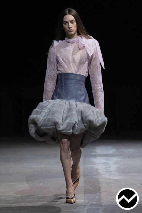 Natasha Zinko, FW26 womenswear, Gathered Skirts, look 24