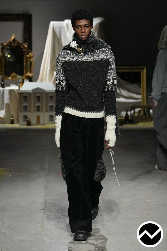 Oscar Ouyang, Oscar Ouyang FW26 menswear, look 3