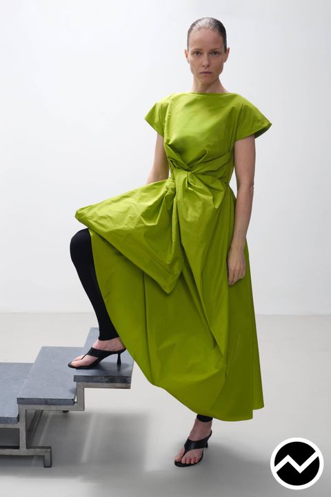 Roksanda, FW26 womenswear, Olive, look 11