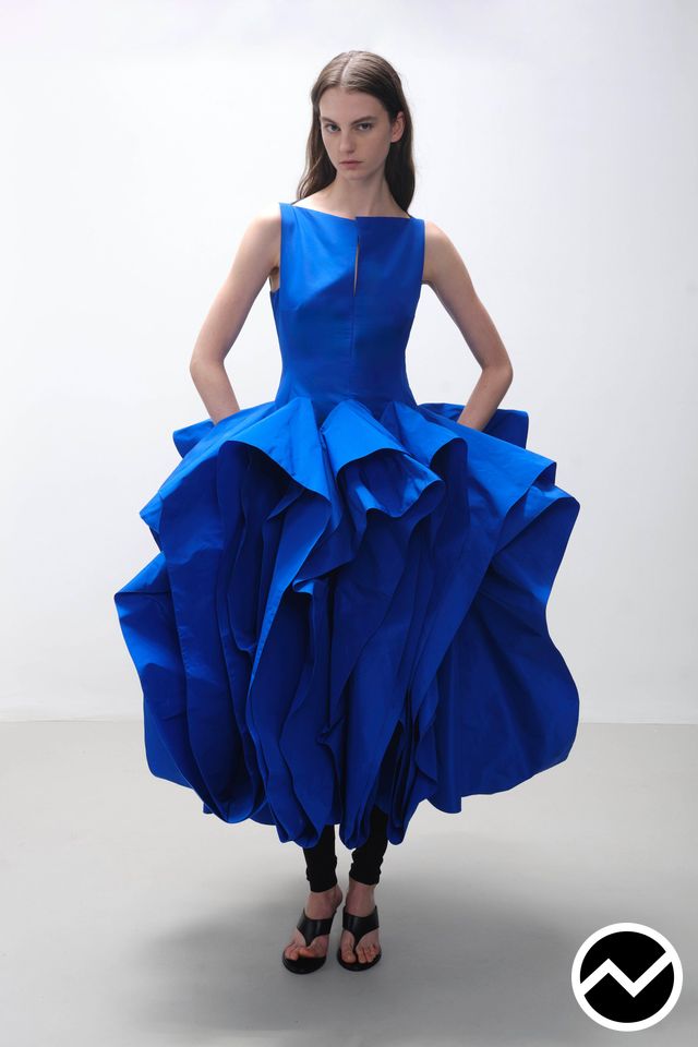 Roksanda, FW26 womenswear, Royal Blue, look 12