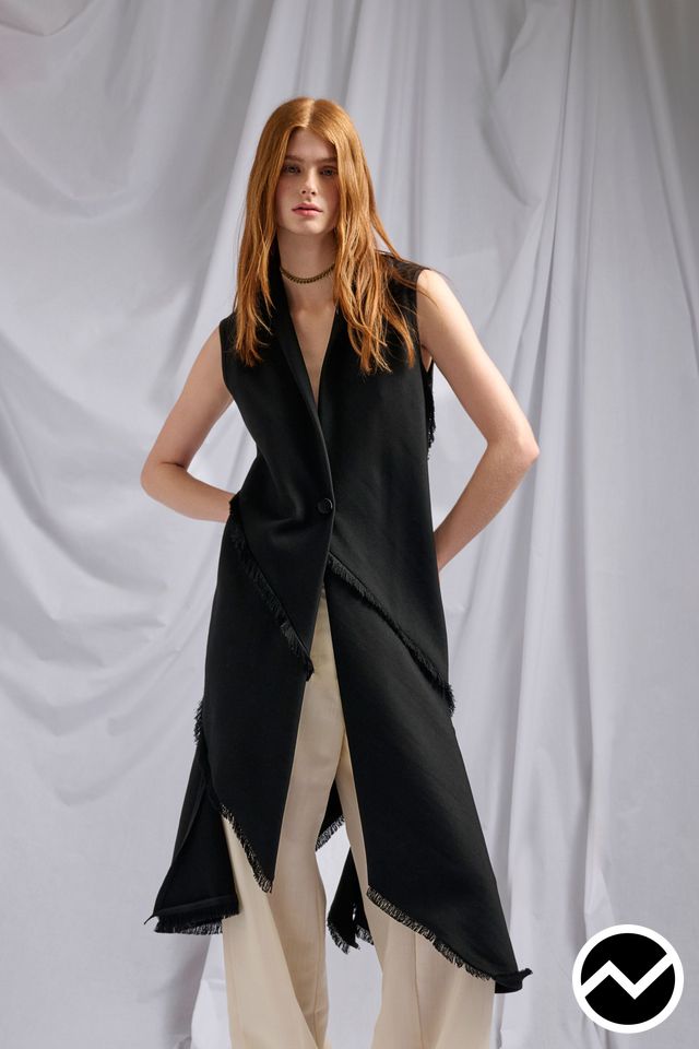 Sharon Wauchob, FW26 womenswear, Longline Vest, look 27