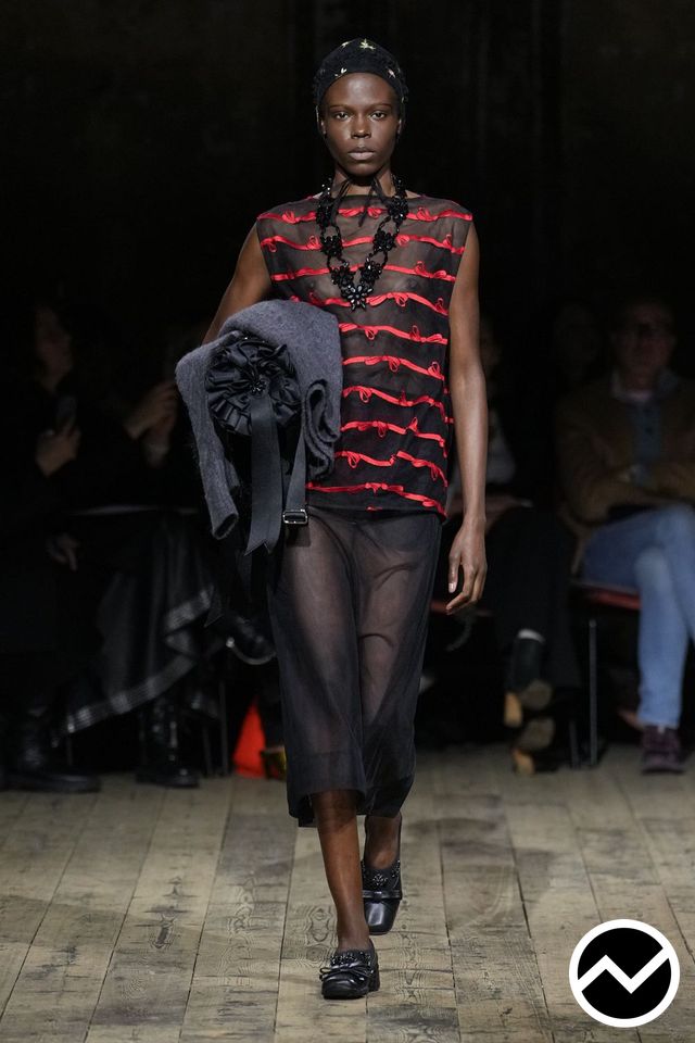 Simone Rocha, FW26 womenswear, Striped, look 25