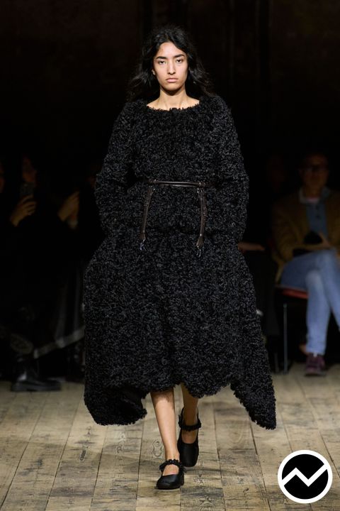 Simone Rocha, FW26 womenswear, Belted Dress, look 56