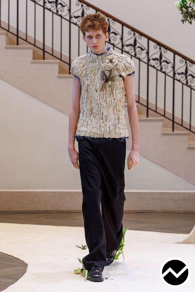 Thevxlley, FW26 menswear, Wide Leg Pants, look 12