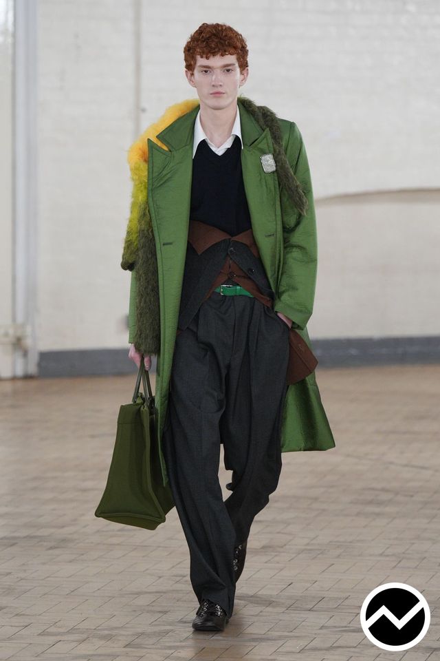 Toga, FW26 menswear, Side Pocket Coat, look 26