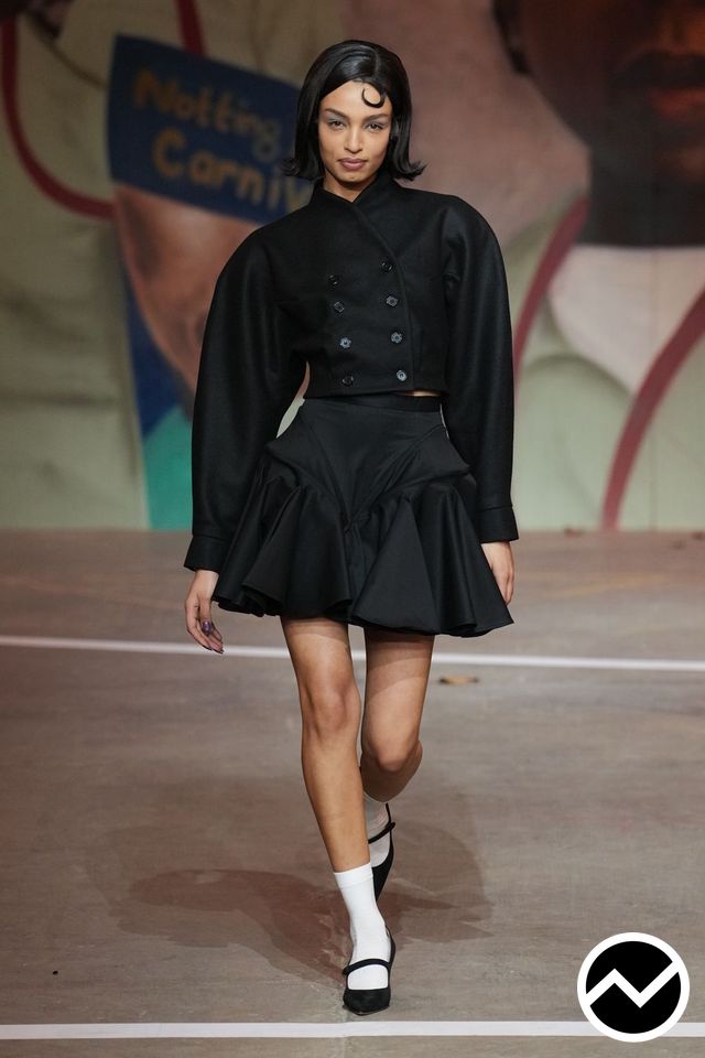 Tolu Coker, FW26 womenswear, High-Rise Skirts, look 2