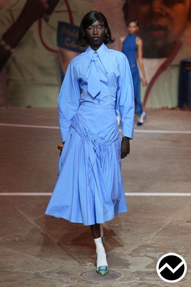 Tolu Coker, FW26 womenswear, Powder Blue, look 12