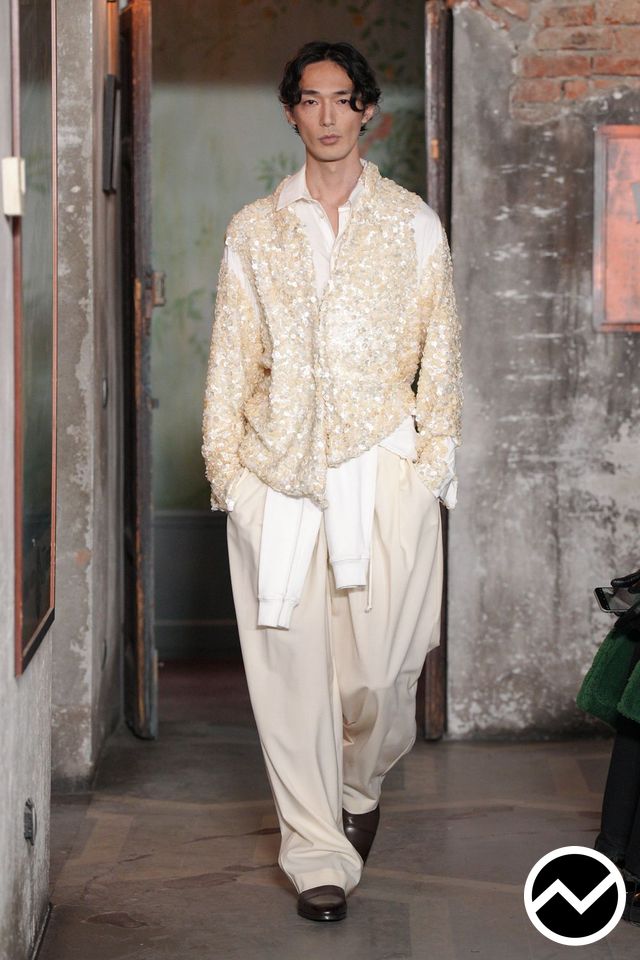 Act No.1, FW26 menswear, Satin, look 26