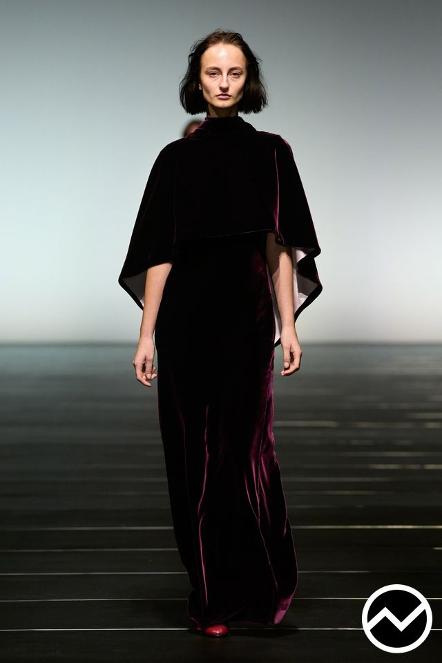 Alberta Ferretti, FW26 womenswear, Velvet, look 24