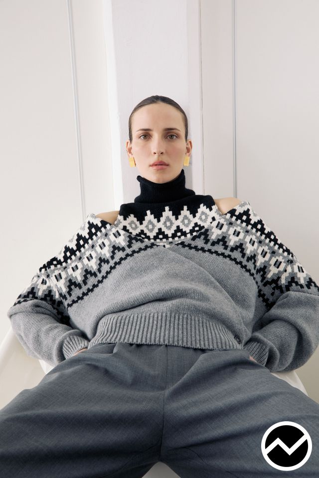 Armarium, FW26 womenswear, Fair Isle, look 18