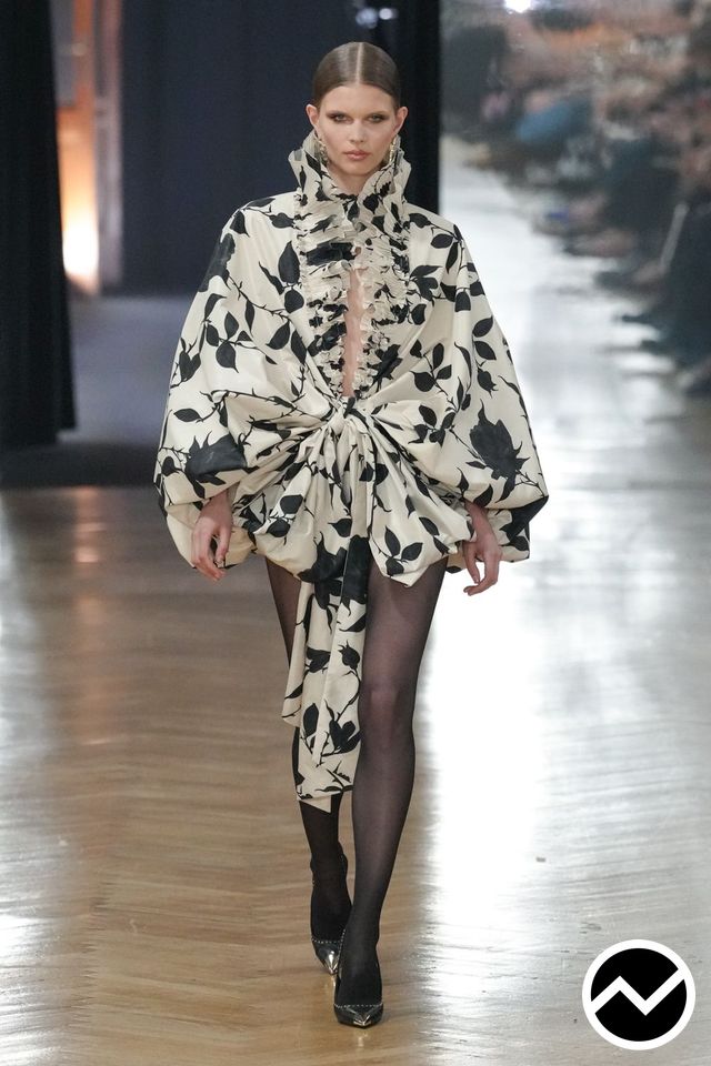 Blumarine, FW26 womenswear, Smoke, look 45