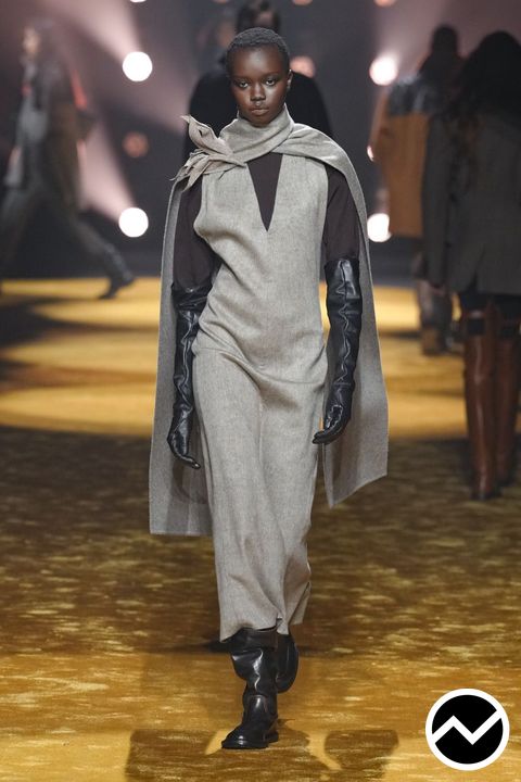 Boss, FW26 womenswear, Smoke, look 30