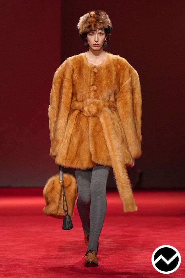 Bottega Veneta, FW26 womenswear, Fur, look 49