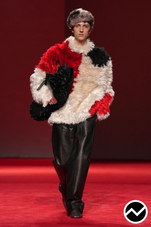Bottega Veneta, FW26 menswear, Fur, look 63