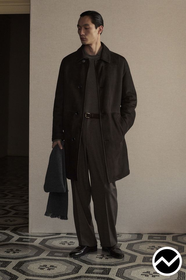 Brioni, FW26 menswear, Rib Knit, look 39